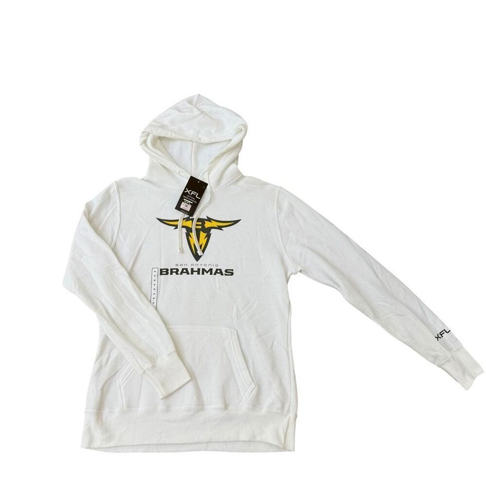 XFL San Antonio Brahmas hoodie sweatshirt size M NWT
